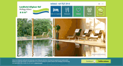 Desktop Screenshot of landhotel-allgaeuer-hof.de